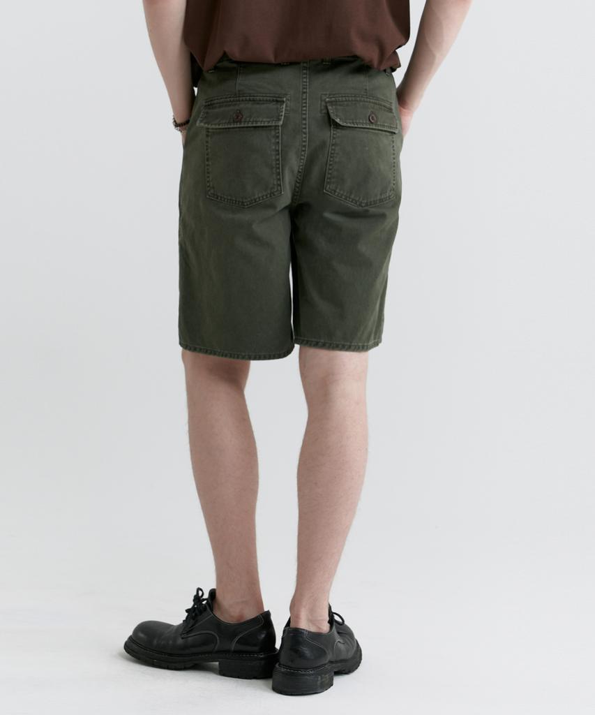 MAGOODGAN Bernard 4916 Шорты Хаки с Цветочными Блоками Regular Fit