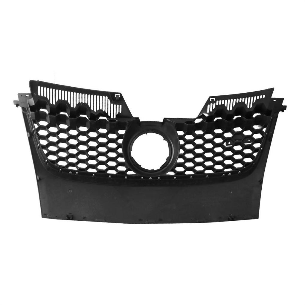 Car Bumper Grille for VW Golf 5 MK5 V GTI 2006-2009 PVC Rust-proof Shakeproof Front Grilles Guard Protector Cover Bumper Grille