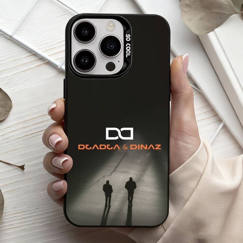 D-Djadja Dinaz O-On с обещанием Чехол для телефона Для iPhone17,16,15,14,13,12,11 Plus,Pro Max Черный Конфетный серебряный чехол для телефона
