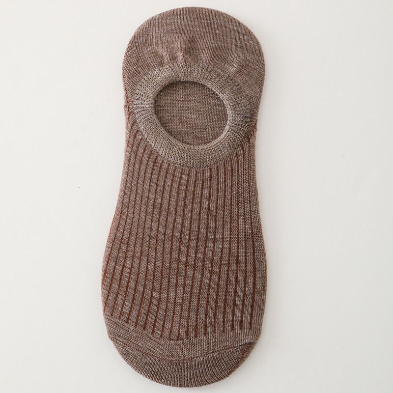 Женские Весенне-Летние Тонкие Новые Цветные Хлопковые Силиконовые Нескользящие С Неглубоким Вырезом Не Спадают с Невидимыми Носками