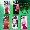 Чехол для телефона Аниме ZERO TWO Для iPhone17,16,15,14,13 Plus,Pro Max Магнитный Для Magsafe Беспроводная Зарядка