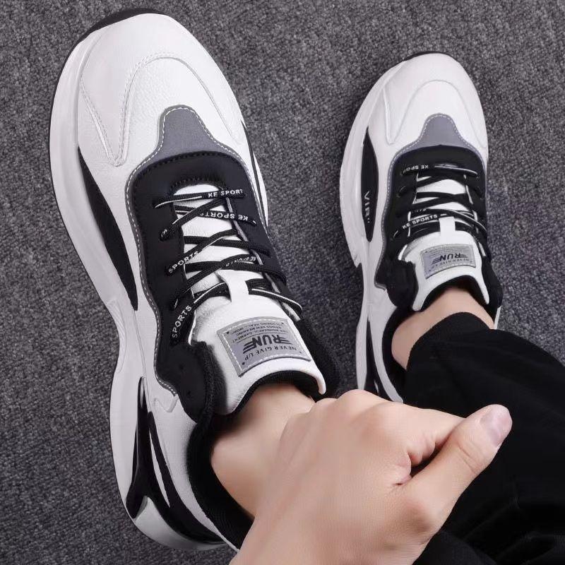 Tide Shoes Summer Breathable Soft-soled Casual Men's Shoes Fashion Trendy with Platform Sports Shoes Men's Shoes
