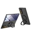 Магнитный держатель-кольцо Подставка Чехол Fold7 Fold6 Для Samsung Galaxy Z Fold 7 6 Ультратонкий Металлический Объектив Со Стеклянной Пленкой Защитная Крышка