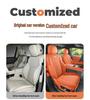 Ideal i8 Suede Saddle Pad: Breathable, Vehicle-Specific, Fully Enclosed, Six-Seater Car Seat Cushion