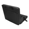 Folding Stadium Seat Cushion with Back Support Portable Handle Bleacher Cushion for Outdoor Black