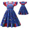Halloween Girls Dress Printed Dress Witch Role Play Cosplay Costume Masquerade Costume