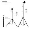 Mobile Phone Tripod with Light Stand for Live Broadcast and Photography, Adjustable Height from 1.6m To 2.1m