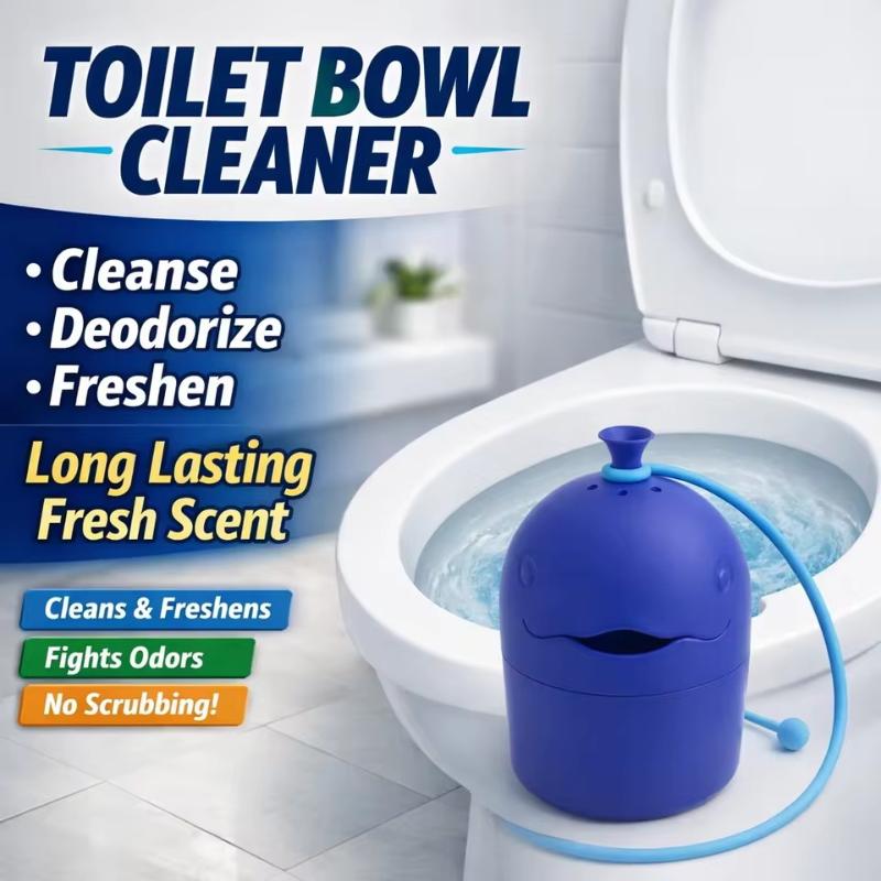 Automatic Toilet Cleaner "Toilet Whale" Portable Bottle Design Eco-Friendly for Family Bathroom Toilet Cleaning
