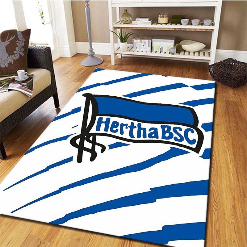 Hertha BSC Carpet Rug for Living Room Bedroom Home Sofa Decoration,Kids play Non-slip Floor Mat
