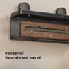 Walnut Suction Cup Tissue Holder for Bathroom Storage Mobile Phone Holder Solid Wood Tissue Box
