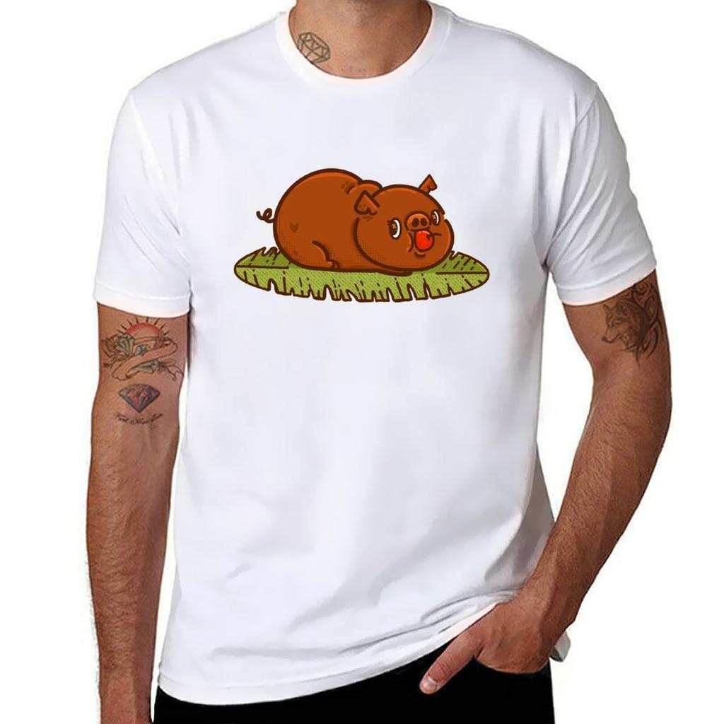 Lechon TShirt Christmas Casual Short Sleeve Top