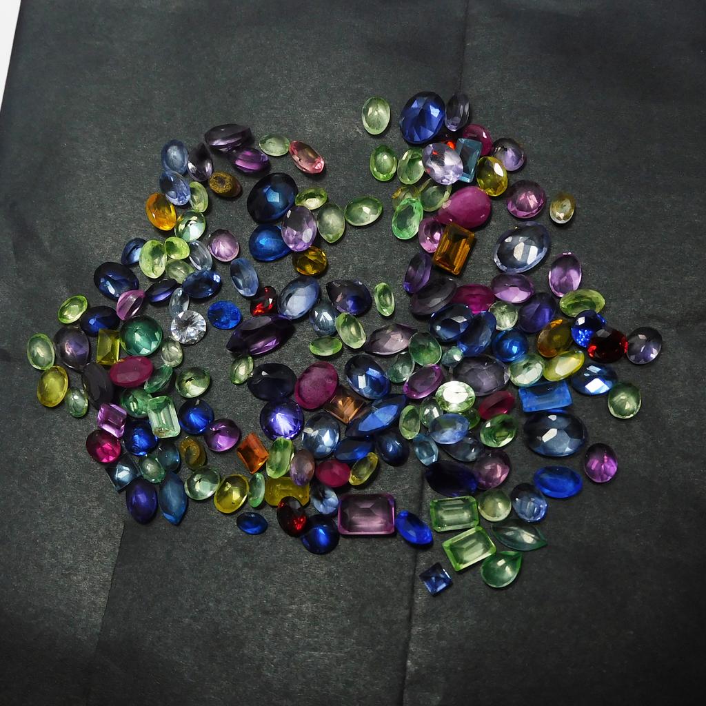 52.48 Ct Mix Color Natural Sapphire Loose Gemstone Mix Shapes Lot
