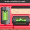 Multifunctional Steel Right Angles Hole Marking Ruler with Bubble Levels T Square Ruler For Woodworking Precise Measuring