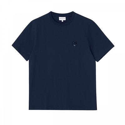 MaiSon KitSune Mm00127kj0118 P476 Смелый Пластырь с Головой Лисы Мужская Футболка с Коротким Рукавом