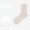 Women's Summer Thin Lace Mesh Breathable Medium Tube Pile Cotton Socks
