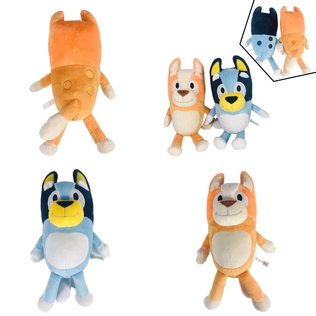 Плюшевые игрушки Bluey 11 дюймов Бинго Детские мягкие подарки Детские милые куклы-марионетки Мягкая игрушка