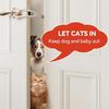 Cat Door Holder Latch Adjustable Dog Door Stopper Elastic Gate Lock Flex Latch Strap Keep Dog Out From Entering Pet Gate Supply