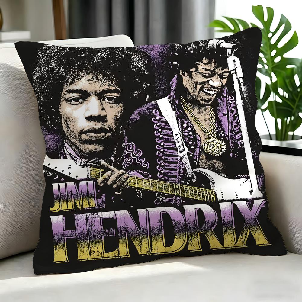 Band TThe Jimi Hendrix Experience Cushion Cover Cushion Cover Set Pcs x x x Pillowcase Decorative Sofa Home Decor