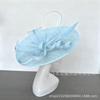 Imitation linen top hat European and American brides bridesmaids wedding top hat party festival headgear horse racing festival women's hat