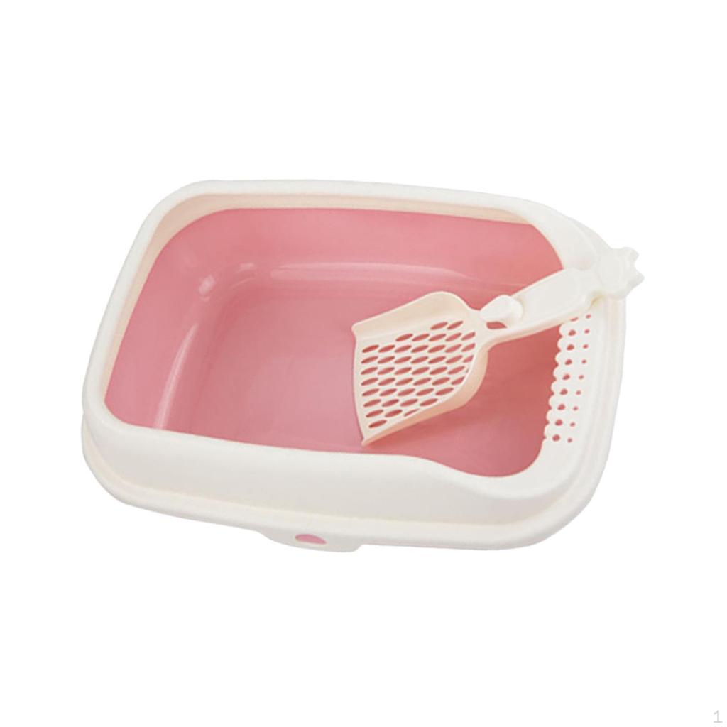 Открытый лоток для кошек Kitty Tray Горшок Туалет Подкладка для кролика