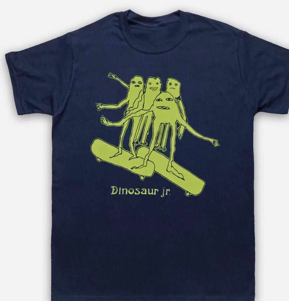Футболка Dinosaur Jr, Коллекция группы Dinosaur Jr, Синяя футболка, Все размеры