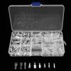 270pcs Male  Female Spade Crimp Terminal Connector Kit With Insulated Sleeve