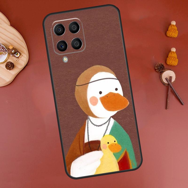 Мультяшный Милый Животный Утенок Чехол Для Samsung Galaxy M12 M13 M14 M54 M23 M16 M11 M21 M31 M20 M34 M52 M32 M36 M56 M15 M55