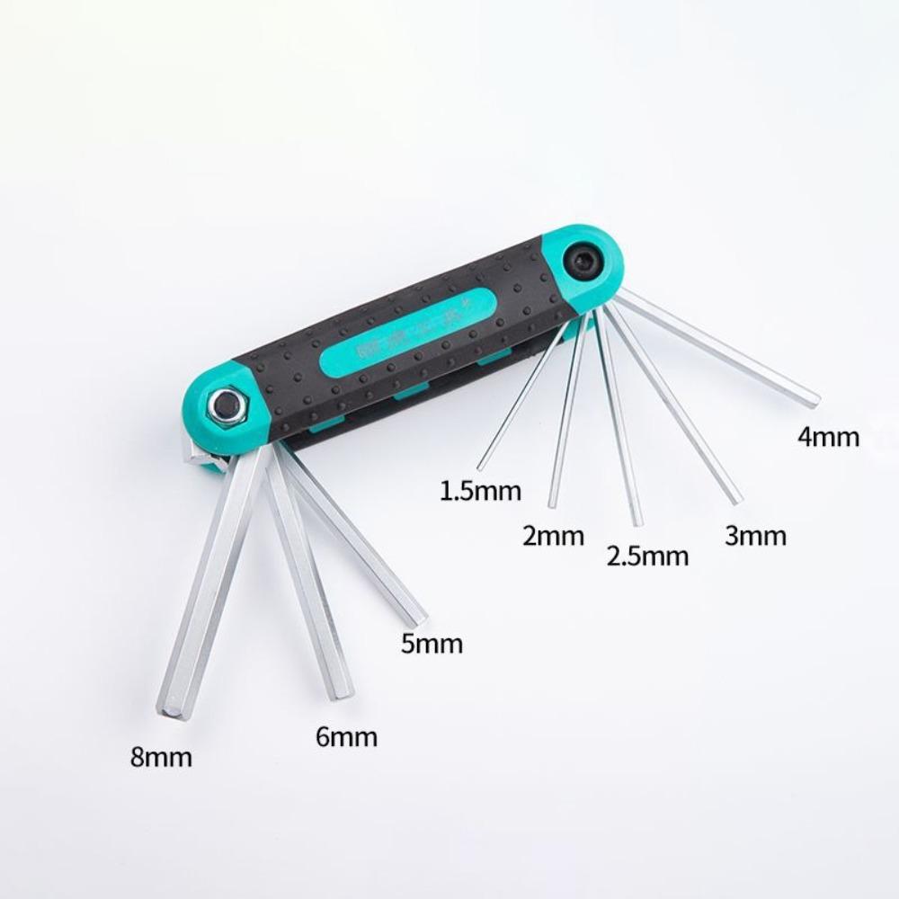 Складной набор шестигранных ключей Многофункциональный набор шестигранных ключей Новый шестигранный торцевой ключ Бытовой ремонт