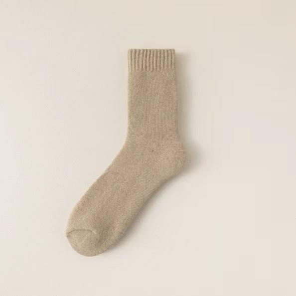 3 Pairs Thermal Socks For Men, Thick Winter Outdoors Warm Socks Mens, Soft Chunky Warm Classic Hiking Walking Boot Crew Socks,