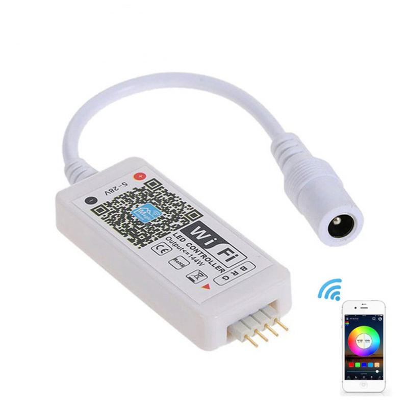Контроллер Wi-Fi для светодиодной ленты RGB DC5-28V