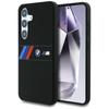 Bmw Silicone Case Middle Tricolor Stripes Magsafe For Samsung Galaxy S25 Black