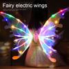1 Set Light Up Fairy Wings Halloween Christmas Costume Electric Glowing Butterfly Angel Wing for Girls