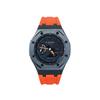 Casio Мужские часы с двойным дисплеем (жидкокристаллический/аналоговый) Серия Черные часы GA-2100-7A-
