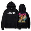 Gorillaz Printing Sweatshirt Autumn Winter Pullovers Long Sleeve Loose Soft Streetwear Coat Graphic Hoodie Top Clothing Fashion