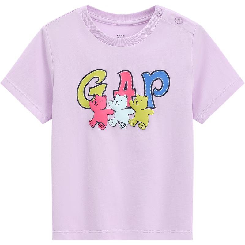 GAP Girls' Toddler Cotton Logo Bear T-Shirt