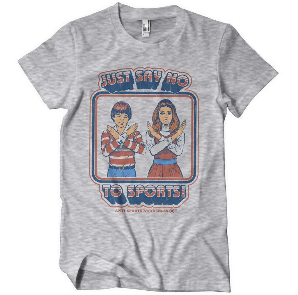 T-Shirt Pour Homme Officiellement Licencié Steven Rhodes Juste Dire Non Au Sport