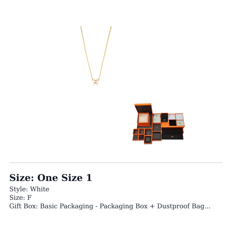 HERMES Mini Pop H Pendant H147992F-49