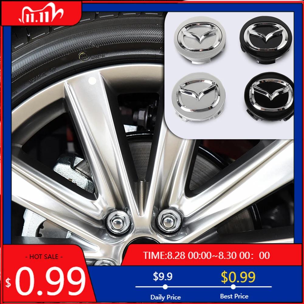 2025 Горячая 56 мм Оригинальная крышка центральной ступицы колеса в стиле автомобиля Для Mazda 6 3 CX5 2 CX7 Demio Atenella MX30 CX30 CX3 CX9 MX5 RX8 Axela