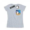 Womens/Ladies Road Runner Face Faux Pocket Cotton T-Shirt