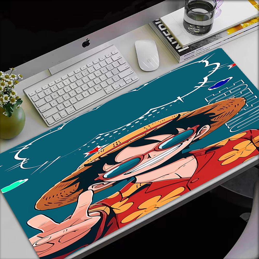 One Piece Theme Mouse Pad, Non Slip Rubber Base, Multifunctional Office & Home Decor, Perfect for Workspace Personalization.