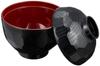 Набор из 5 маленьких черепаховых черных с красным интерьером x PBT сплав уретановое покрытие японские коммерческие миски, миска 3,2 дюйма, [9,5 9,5 см] смола,