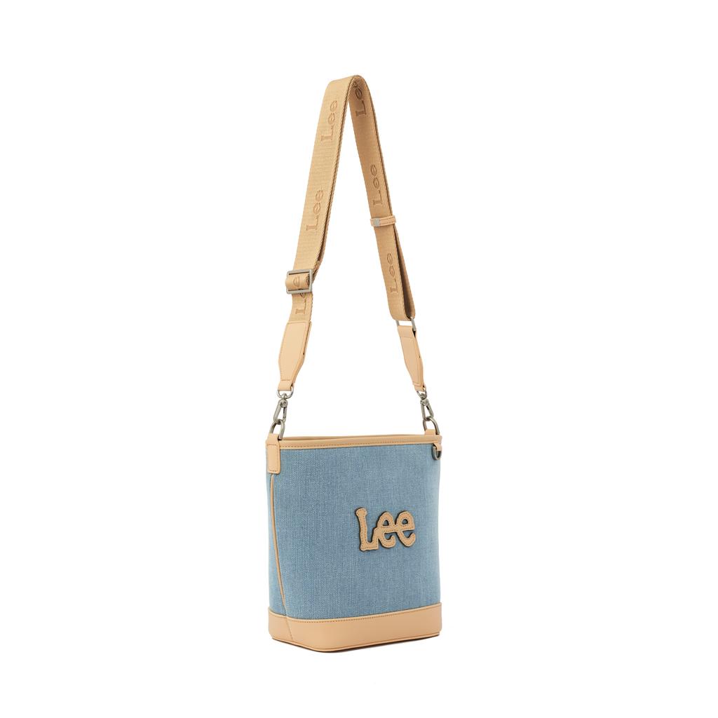 New Lee Fabric+Artificial Leather Crossbody Bucket Bag, Shoulder Bag Regular Women's LE240071M-521