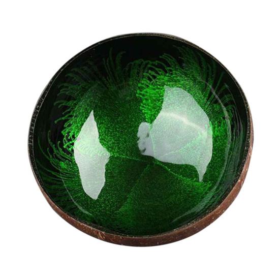 Превосходная миска из кокосовой скорлупы, натуральный вид, легкая, без грубых краев