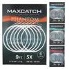 M MAXIMUMCATCH Maxcatch 6 штук 1 упаковка Fly Leader Lead Line Fly Line с петлей 0X штук 1 7.5ft/9ft/12ft/15ft (0X-6X) (15 футов, (6 упаковок))