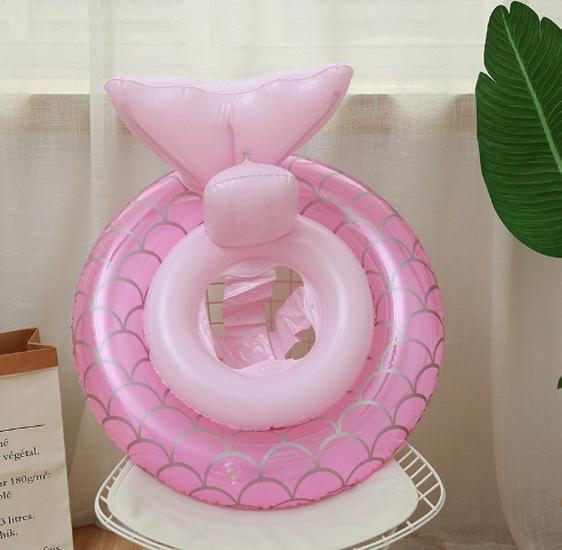 Желтое защитное кольцо для детского сиденья для купания с защитой от солнца - конструкция, препятствующая опрокидыванию