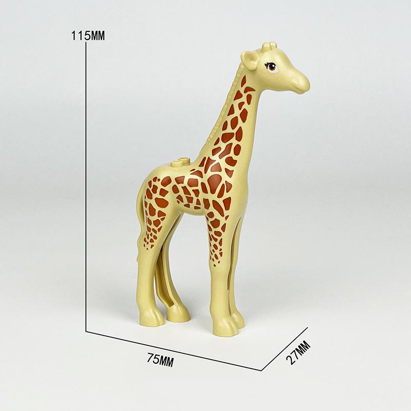 MOC Medieval Animal Zoo Farm Dragon Action Figures Building Blocks Gold Red Dragons Wolf Snake Monsters Beast Bricks Toys Gifts