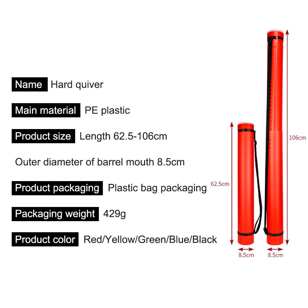 Adjustable Arrow Quiver Case Plastic Arrow Protection Box Bracket Holder Tube Extension-type Arrow Holder Storage Archery Arrow 5
