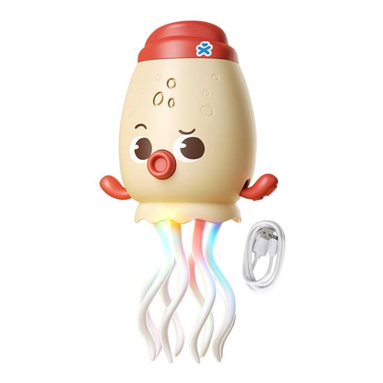 Electric Dancing Octopus Toy with LED Lights Music Smart Obstacle Avoidance Auto-Wiggling Octopus Toy Toddlers Boys Girls Crawling Cartoon Octopus Toy
