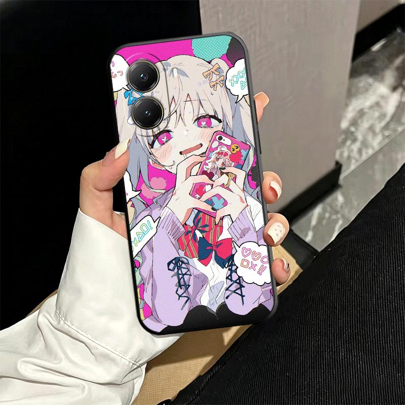 Anime Kwaii Girl Ins Style Soft Phone Case for Xiaomi Poco X5 X6 X7 X8 Pro Max X3 F7 F8 Ultra M8 M7 M6 M5 Redmi 15 15C 14C 13C 1