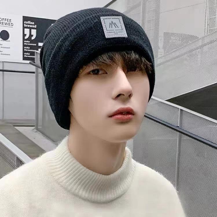 Шапка Женская Зимняя Корейская Версия Досуг Велоспорт Теплая Защита Ушей от Холода Женская Шейная Вязаная Шапка Осень и Зима